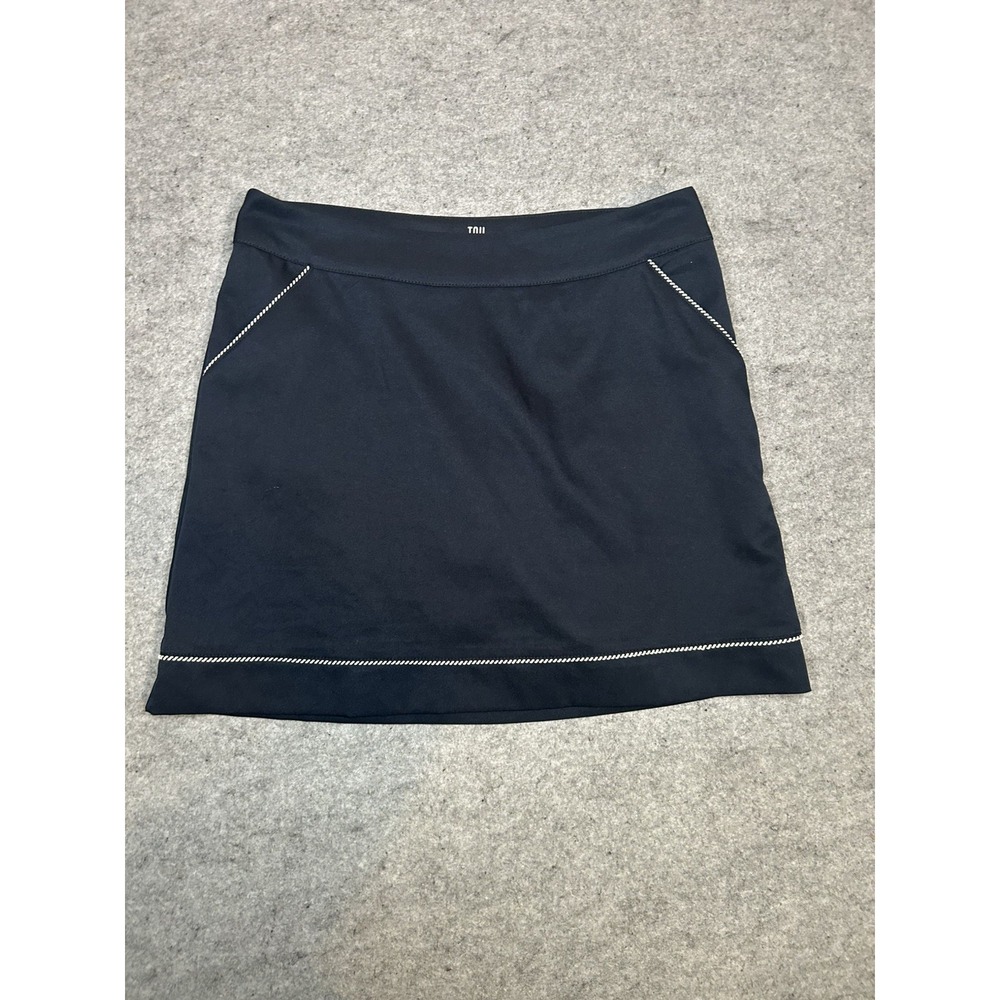 Tail Navy Athletic Skirt Womens M 8 Golf Tennis Skort Cord trim
